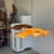 Large Wavy Leaf-Shaped Teak Pendant Light For Sale - Image 16 of 18