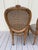 Set of 4 Vintage Faux Bois Dining Chairs With Cane Back For Sale In Philadelphia - Image 6 of 18