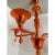 Early 21st Century Orange Translucent Glass Chandelier, Contemporary Design For Sale - Image 5 of 9
