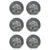 Glass Brunch Plates by Rene Lalique, France, 1927, Set of 6 For Sale - Image 7 of 7