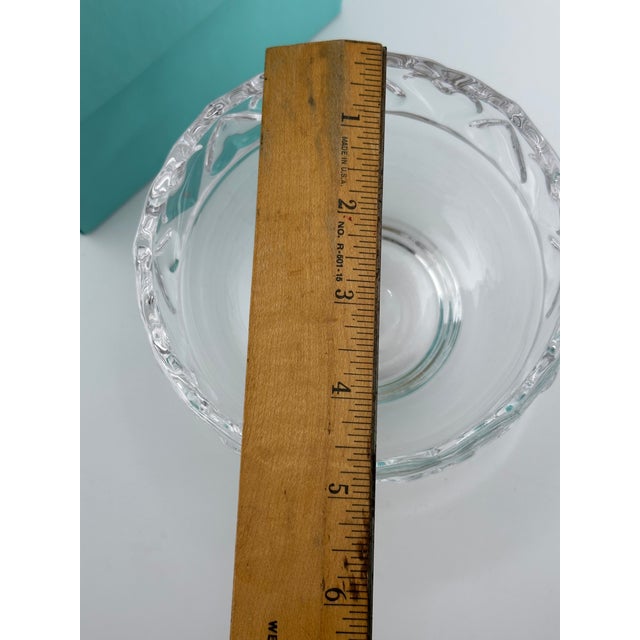 Tiffany and Co Crystal Hearts Bowl With Original Box For Sale - Image 12 of 12