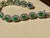 10 Carat Natural Brazilian Emerald & Diamond Tennis Bracelet 14 Karat Gold For Sale - Image 4 of 18