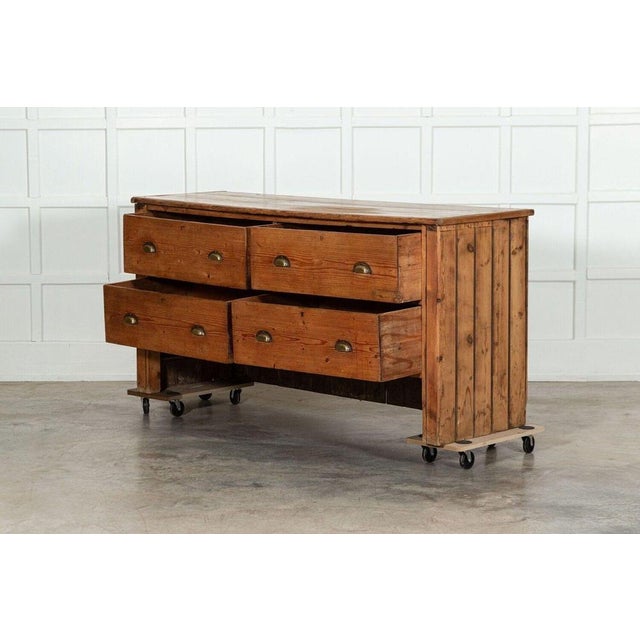 English Pine Dresser Base, 1890 For Sale - Image 4 of 14