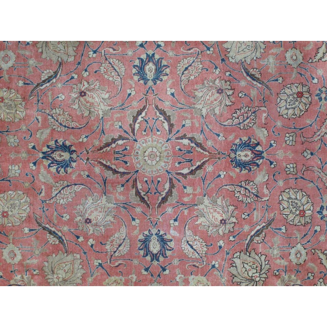 1900 - 1909 1900s Vintage Antique Tabriz Rug - 8'5" X 12' For Sale - Image 5 of 7
