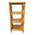 Chippendale Vintage Bamboo & Rattan 3-Tier Étagère Shelf – Coastal Chinoiserie Style For Sale - Image 3 of 7
