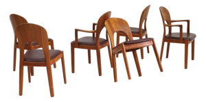 Vintage Danish Dining Chairs by Niels Koefoed for Koefoeds Hornslet, 1960s, Set of 6