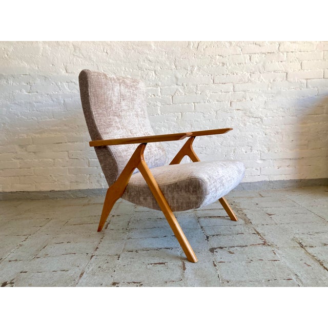 Reclining Armchair 50 by Antonio Gorgone, 1950s For Sale - Image 13 of 13