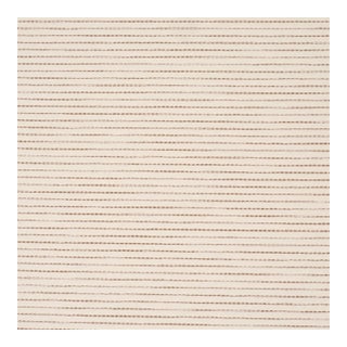 Sample - Schumacher Austen Performance Stripe Fabric In Neutral For Sale