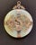 Vintage Jadeite Glass & Gilt Metal Phoenix Pendant / Medallion For Sale - Image 4 of 7