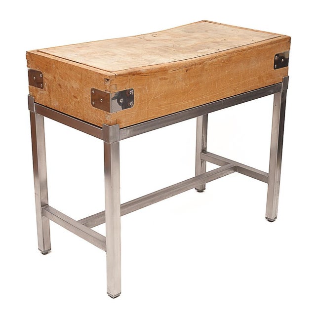 Mid-Century Butcher's Block, 1960s For Sale - Image 12 of 14