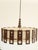 Scandinavian Teak and Fabric Pendant Light, 1960 For Sale - Image 3 of 11