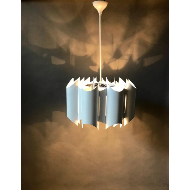 White Vintage Chandelier by Robert Sonneman, 1960s For Sale - Image 8 of 11