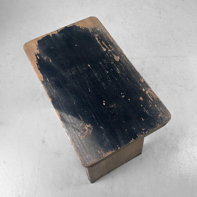 Minimalist Japanese Step Stool, 1950 For Sale - Image 10 of 12