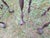 Brutalist Garden Columns in Wrought Iron and Veined Marble, Set of 2 For Sale - Image 13 of 16