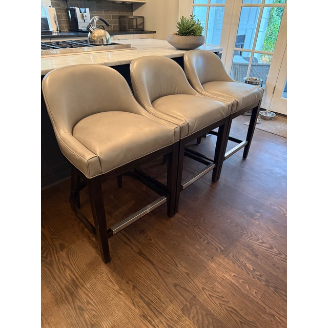 Set of 3 Vanguard Calloway Stools For Sale In Washington DC - Image 6 of 8