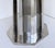 1980s Vintage Italian Chrome and Smoked Glass Pedestal or Table Base For Sale - Image 4 of 5