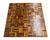 Brown Mid-Century Modern Butcher Block Parquet Walnut Coffee Table For Sale - Image 8 of 8
