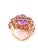 Bochic "Orient" Natural Amethyst & Peridot Cocktail Ring Set In 18K Gold&Silver For Sale In New York - Image 6 of 18