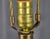 Wood 1990s Frederick Cooper Porcelain Hand Painted Flowers Table Lamp For Sale - Image 7 of 15