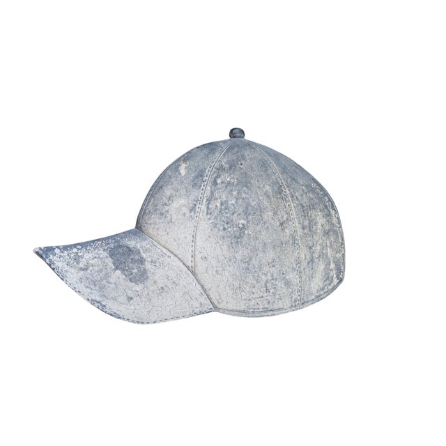 Postmodern Vintage Trompe Loeil Plaster Ball Cap Hat Sculpture For Sale - Image 3 of 13
