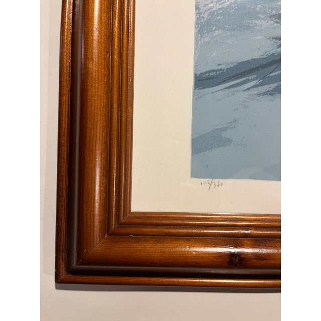 Realism 1980s Vintage Michael Schofield the Old Truck Limited Edition Serigraph Framed Signed For Sale - Image 3 of 5