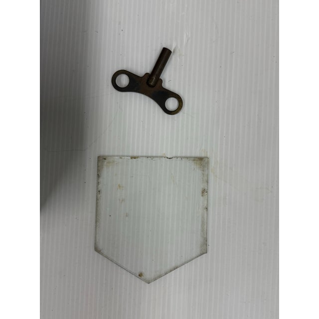 Octagonal Drop Wood Wall Clock, Antique For Sale - Image 12 of 12
