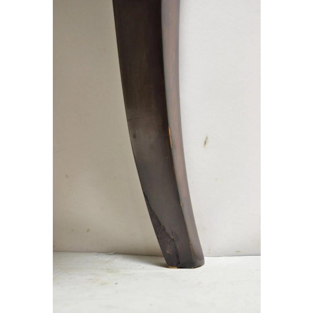 Late 20th Century French Louis XV Style Marble Top Marquetry Inlay & Bronze Bombe Commode Dresser For Sale - Image 10 of 12