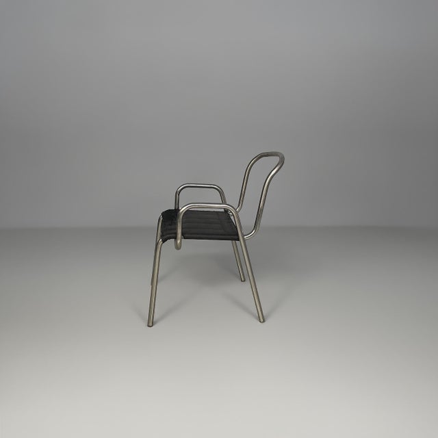 Bauhaus Italian Modern Chairs Castiglia by Achille Castiglioni for Zanotta, 1960s, Set of 4 For Sale - Image 3 of 18