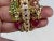 Bochic "Capri" Vintage Ruby, Sapphire, Tsavorite & Garant Bangle Set In 18K Gold For Sale - Image 16 of 18
