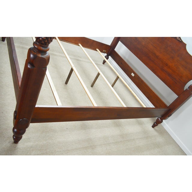 Ethan Allen King Canopy Poster Bed Chairish