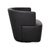 Ishino Swivel Lounge Chairs in Anthracite Leather from Walter Knoll / Wilhelm Knoll, Set of 2 For Sale - Image 11 of 15