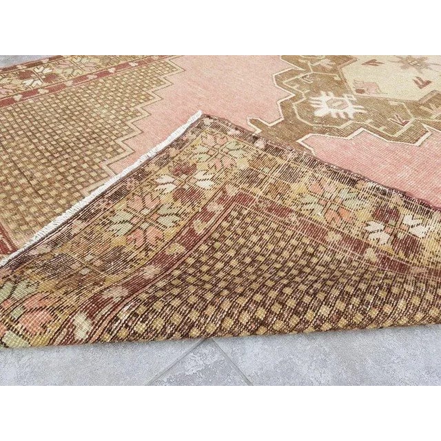 1960s Bohemian Vintage Area Carpet For Sale - Image 9 of 10