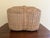 Vintage Nantucket-Style Handwoven Rattan Gathering Basket For Sale - Image 9 of 9