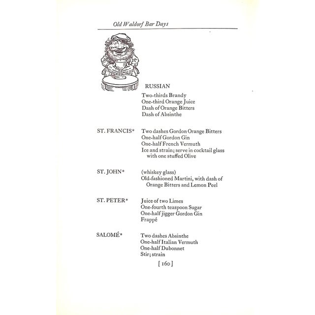 "Old Waldorf Bar Days" 1931 Crockett, Albert Stevens For Sale - Image 9 of 11