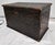 American Mid 20th Century Solid Painted Wood and Ornate Metal Mounted Strongbox For Sale - Image 3 of 12