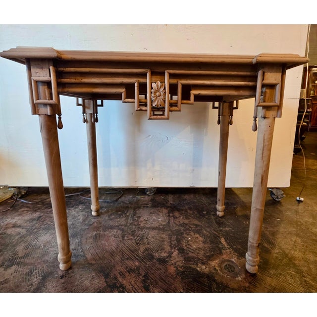 Unusual Aesthetic Movement Center Table For Sale - Image 4 of 5