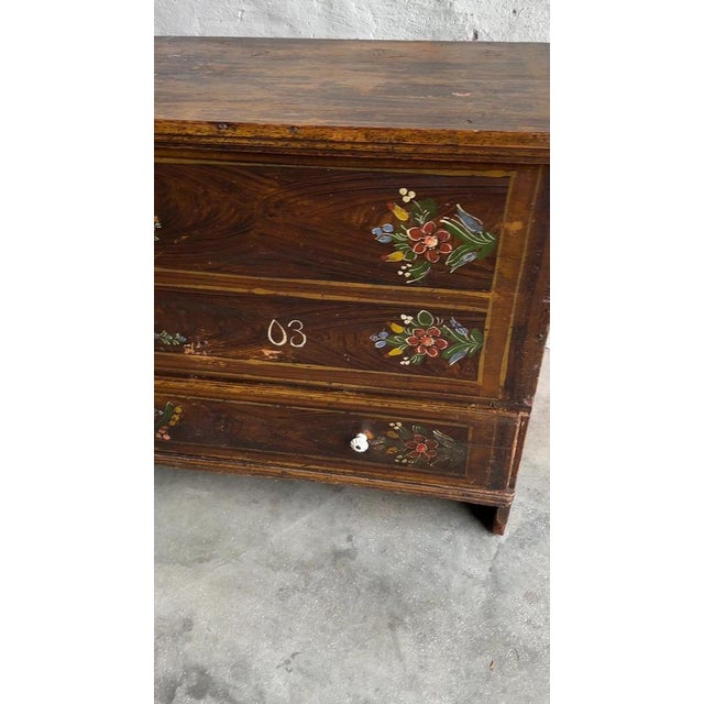 Antique French Wedding Chest, 1903 For Sale - Image 14 of 15