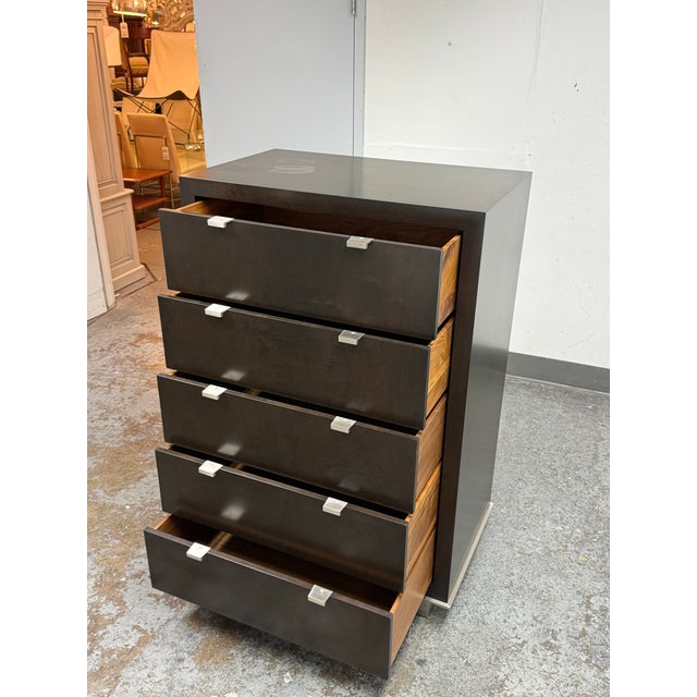 Traylor & Co. Bespoke Contemporary Five Drawer Dresser For Sale - Image 10 of 13