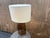 Rh Blom Scandinavian Amber Glass Table Lamp Lacquered Burnished Brass Jonathan Browning For Sale - Image 14 of 18