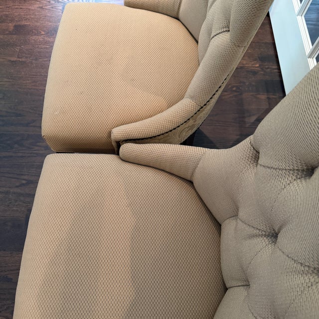 Pair Ritz Dining Chairs by Thomas Pheasant for Baker For Sale - Image 9 of 12