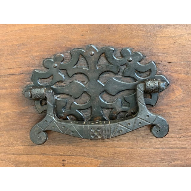 17th Century 17th Century Spanish Baroque Savoy Hand Carved Chest Trunk For Sale - Image 9 of 13