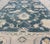 Early 21st Century Large Turkish Oushak Rug With Dark Teal Blue by Keivan Woven Arts 12'9 X 16'10 For Sale - Image 5 of 12