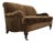 Hollywood Regency George Smith Style English Roll-Arm Loveseat For Sale