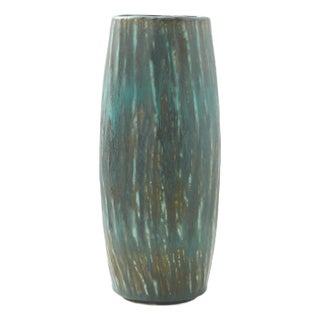 Brown & Blue Vase by Gunnar Nylund for Rörstrand For Sale
