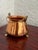 Late 20th Century Vintage Hand Hammered Copper Cauldron Planter With Brass Handle and Feet For Sale - Image 5 of 5