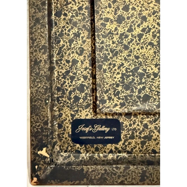 Wood George Schwacha Jr, Modernist Oil Painting George Schwacha Brooklyn Street Scene Fruit Market WPA, c.1940's For Sale - Image 7 of 16