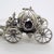 Vintage Italian Handmade Silver Cinderella Pumpkin Carriage with Horse Figurine, 1980s For Sale - Image 4 of 13