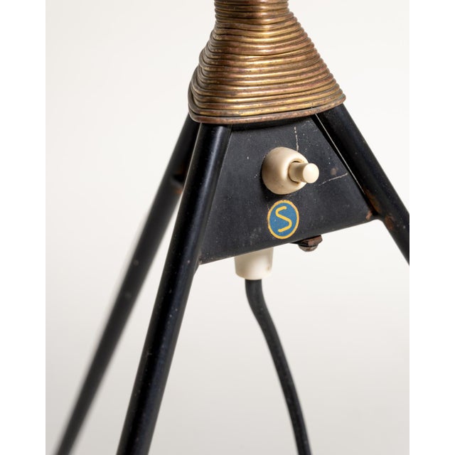 Scandinavian Floor Lamp with Lampshades, 1950s For Sale - Image 6 of 11