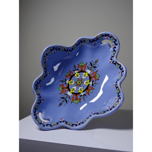 Earthenware and Enamel Bowl from Longwy, 1950s For Sale - Image 3 of 13