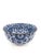 Hand-Painted Japanese Blue & White Porcelain Bowls Mixed Patterns - Set of 4 For Sale - Image 14 of 16